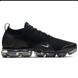 Nike Vapormax Black Flyknit Sneakers M 8.5 W 10